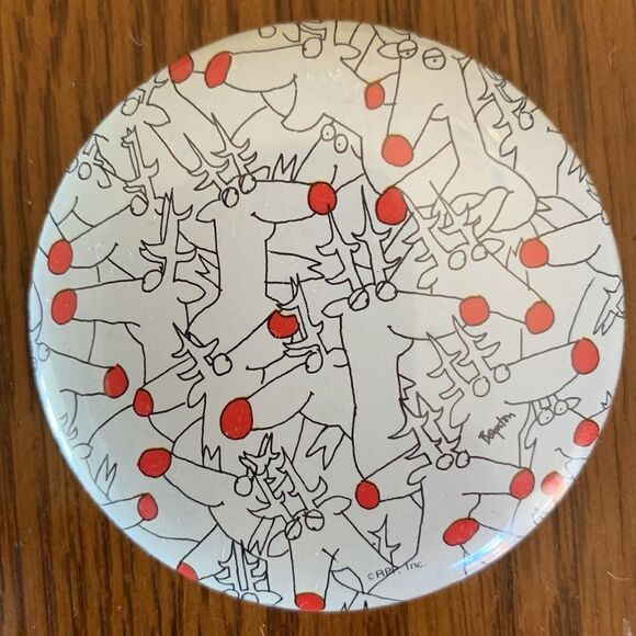 5 Christmas button pins - Picture 3 of 9